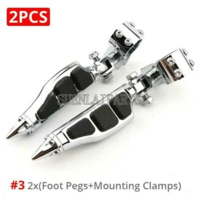 Motorcycle Highway Foot Pegs For Harley-Davidson Heritage Softail Classic FLSTC - Изображение 1 из 4