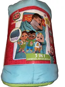 Cocomelon 3 in 1 Nap Mat Sleeping Slumber Bag Pillow Toddler , 21 X 46 - Picture 1 of 2