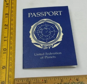 Convención Star Trek Cruise 1991 Federación Unida de Planetas pasaporte e - Imagen 1 de 4