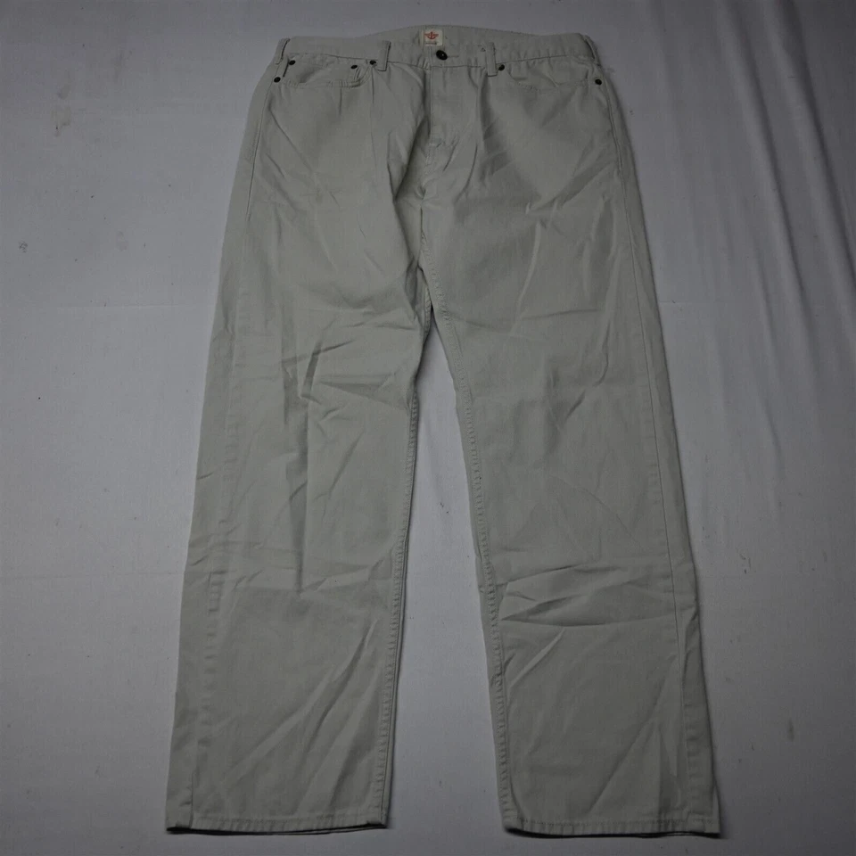 DOCKERS 36x34 Straight Leg 5 Pocket Khaki Twill Mens Jeans - Image 1 of 4