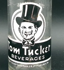 Tom Tucker; Tom Tucker Beverage Co.; Pittsburgh, PA; botella de refresco ACL de 2 colores - Imagen 1 de 3