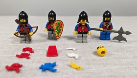 LEGO Castle: Dragon Knight Minifigures Lot - Vintage Sets 6082, 6076, 6056, 6043