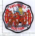 Massachusetts - Boston Engine 52 MA Fire Dept Patch - Steamer