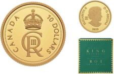 2023 'His Majesty King Charles III ' Proof $10 Fine Gold (RCM 208617) (20616)