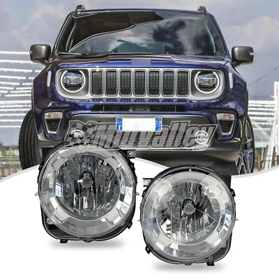 Pair Headlamps Headlight Left&Right Fits 15-18 Jeep Renegade CH2503273 CH2502273 Foto 1 de 4