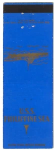 USS Philippine Sea CG 58 FS Empty Matchbook Cover - Bild 1 von 3
