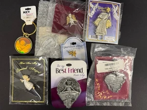 Surtido de clips de visera de ángel de la guarda llaveros y alfileres NUEVO - Imagen 1 de 18