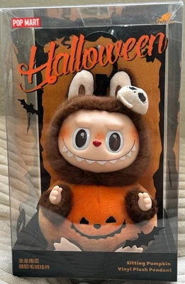 POPMART Labubu Los Monstruos Halloween Calabaza Colgante (Sellado) Auténtico VENDIDO EN EE. UU. Foto 1 de 4