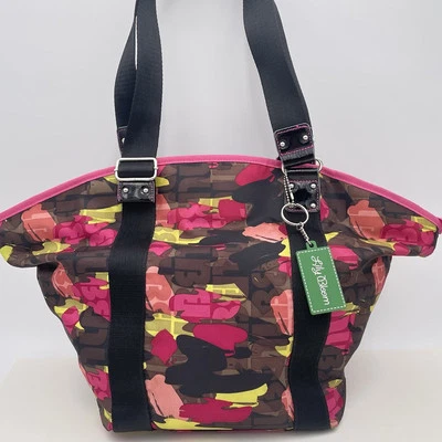Lily Bloom Large Tote Bag With Colorful Pattern Design GUC Shoulder Bag - Image 1 of 4