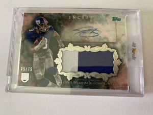 Odell Beckham Jr. Inception RPA Topps Inception /75 - Picture 1 of 3