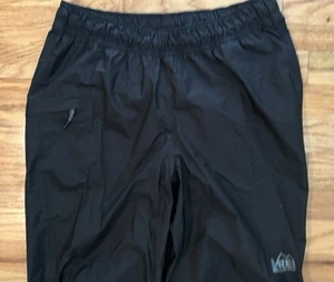 REI Co-op Mens Rainier Full-Zip Rain Pants Sz Small Short Black Waterproof - Bild 1 von 6