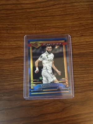 Karim Benzema 2023 Topps Finest Blue /99 - Image 1 of 3