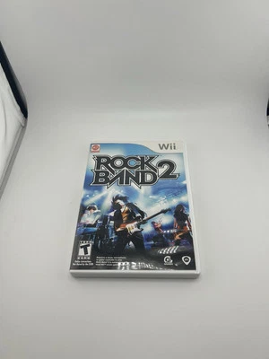 Rock Band 2 GAME COMPLETE (Nintendo Wii, 2008) CIB Tested Working - Image 1 of 4