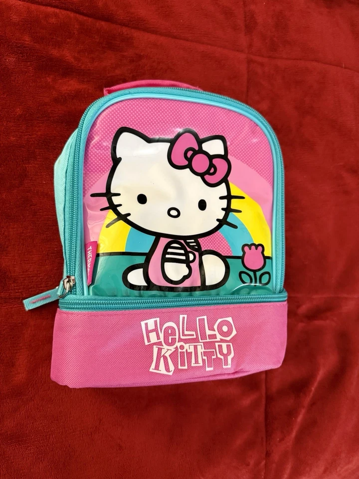 Kit de almoço com isolamento térmico compartimento duplo Hello Kitty - Imagem 1 de 4