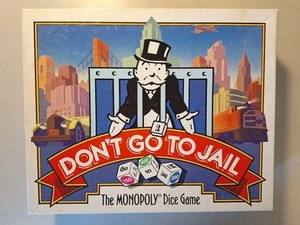 Vintage Don't Go To Jail Dice Game Parker Brothers 1991 Unused Complete See Pics - Picture 1 of 5