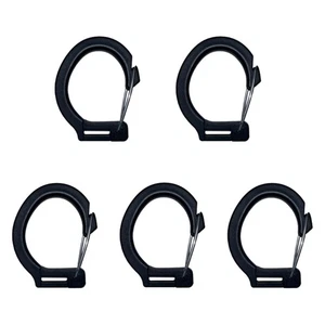 5Pcs Plastic Camping Tent Pole Hooks Buckle Caravans Awning Tent Hanger Buckles - Picture 1 of 8
