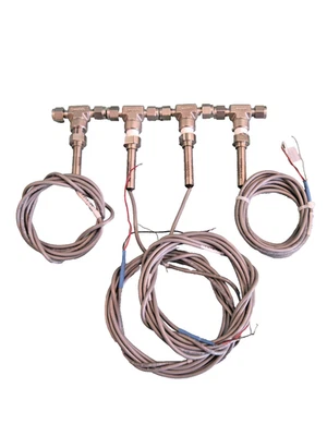 Lot (4) Swagelok SS-400-3-4TTF Tee with Haptica MP 562 A Pressure Transducer G3 - Image 1 of 4