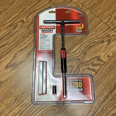 CRAFTSMAN 948025 17 Pieces 1/4" T-Handle Driver and Bit Set - Image 1 of 4