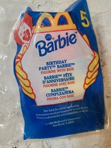 Happy Meal Birthday Party Barbie McDonald's 1999 Unopened - Picture 1 of 6