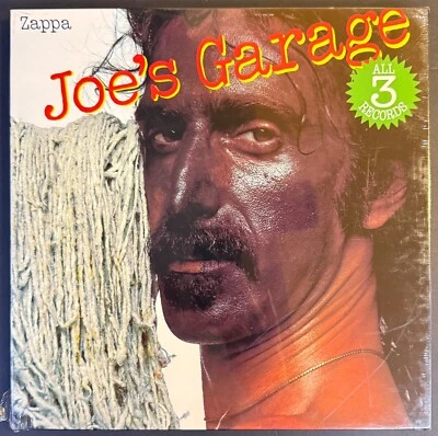 FRANK ZAPPA Joe's Garage Acts I, II & III SEALED 1987 3xLP BOX Barking Pumpkin - Imagem 1 de 3