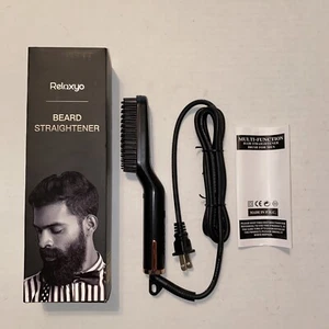 Relaxyo Electric Heated Beard Straightener Brush For Men Long Short Hair | C2II - Picture 1 of 4