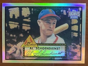 2001 Topps Archives Reserve Refractor RED SCHODENDIENST #73 Cardinals HOF - Picture 1 of 2