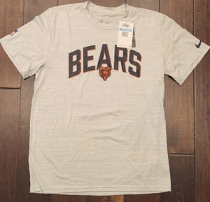 Nike On Field Chicago Bears Dri-Fit Light Gray Shirt Men's Medium - Picture 1 of 5