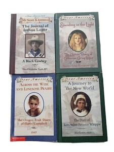 Dear America My America Series lot 4 Historical Fiction Loper Whipple Campbell - Picture 1 of 7