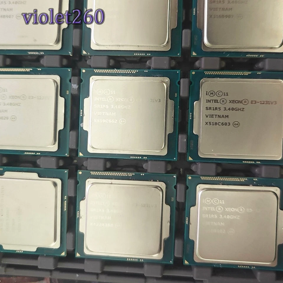 Intel Xeon E3-1231 v3  LGA 1150 CPU Processor SR1R5 3.4GHz Quad Core - Image 1 of 1