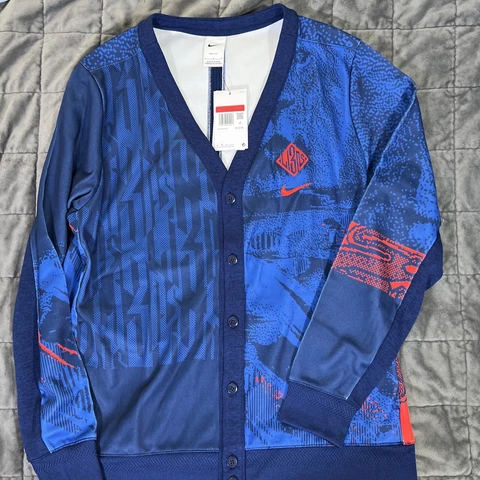 Nike England Men's Dri-FIT Player Cardigan Large L DN1141-492 Soccer NWT $110 Cover