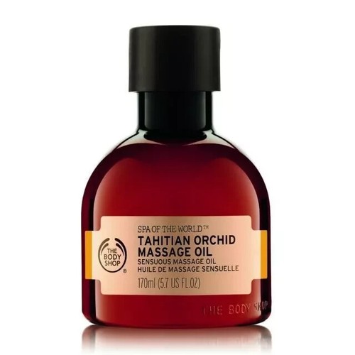 The Body Shop Spa of The World Tahitian Orchid Sensuous Massage Oil New
