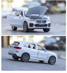 1:32 X5 SUV Alloy Car Model Diecasts Metal Toy Vehicles Childrens Toys Gift Kids - Picture 1 of 25