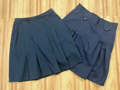 BTS Azul Marino Faldas Uniforme Escolar Niñas Talla 14 French Toast & Lands End Foto 1 de 4