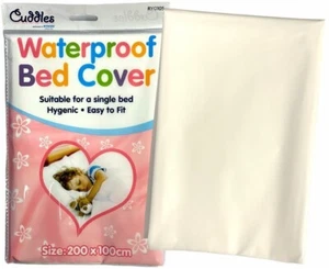 COPRILETTO BAMBINO IMPERMEABILE COPRIMATERASSO SINGOLO IN PLASTICA BAGNARE BAMBINO - Foto 1 di 10