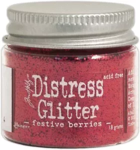 Ranger Tim Holtz DISTRESS GLITTER - BACCHE FESTIVE - Foto 1 di 1