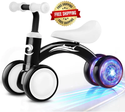 Bicicleta De Equilibrio Con Iluminación Colorida Para Bebés De 1 Año, Para Niños - Image 1 of 4