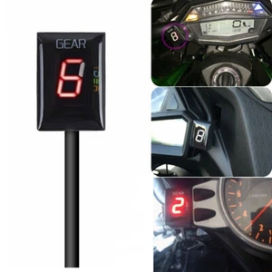 1-6 Motorcycle Gear Indicator Red LED Light for Suzuki RMZ250 RMZ450 RMZ 250 450 - Foto 1 di 10