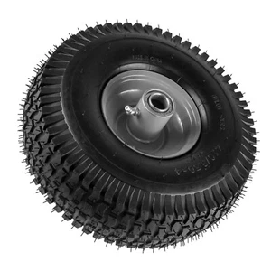 Llanta y neumático de rueda delantera para cortacésped de motor trasero Snapper 4,10/3,50 - 4 - Imagen 1 de 7