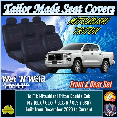 Neoprene Seat Covers for Mitsubishi Triton New-Gen (MV): from 12/2023 to Current - image 1 of 4