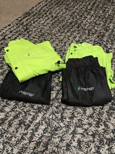 Frog Toggs Kids Rain Suits 100% Waterproof Sz M *flaws* LOT 2 SETS - Picture 1 of 11