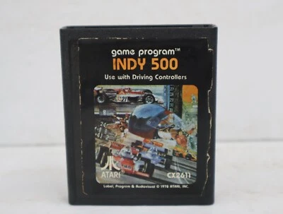 Indy 500 (Atari 2600, 1978) Cart Only - Image 1 of 2