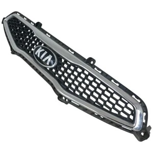 KIA PICANTO FRONT BUMPER Upper Grill 5dr 2011 to 2013 5 Door GENUINE 86351-1Y000 - Picture 1 of 11