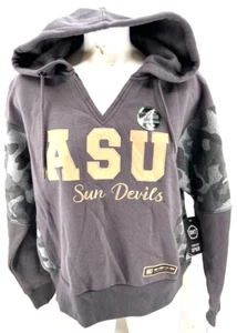 NEW ASU Arizona State Sun Devils Colosseum OHT V Neck Hoodie Sweatshirt Womens M - Picture 1 of 8