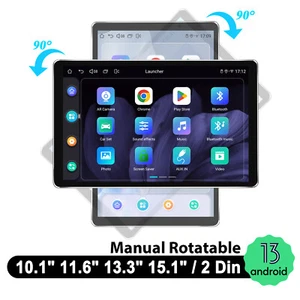 JOYING 2 DIN Car Multimedia Player with Rotatable Display Bluetooth 5.0 WiFi GPS - Picture 1 of 20