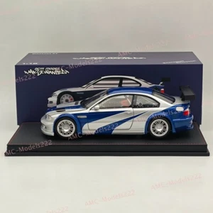 BMW M3 GTR E46 Need For Speed Metal Edición Deluxe 1:18 DCM CON 1/87 Llavero 2001 - Imagen 1 de 19