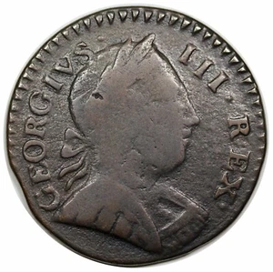 1788 Vermont Copper, GEORGIVS III REX obverse, scarce RR-31, R4 - Picture 1 of 3