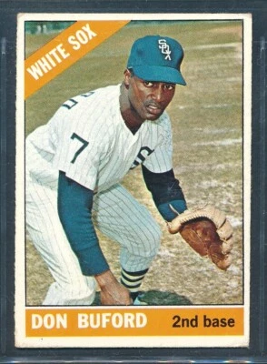 1966 Topps #465: DON BUFORD Chicago White Sox ~ VG to VG-EX - Image 1 of 2