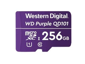 WD Purple 256GB Class 10/UHS-I (U1) microSDXC - WDD256G1P0C - Picture 1 of 5
