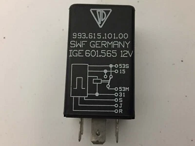 90-98 Porsche 911 964 993 Intermittent Wiper Interval Relay 993.615.101.00 G7 - Image 1 of 4