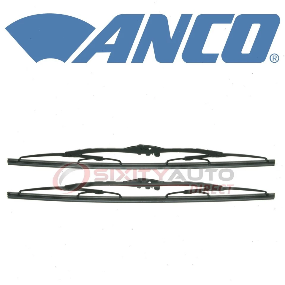 2 pc ANCO Front Wiper Blade for 1980-1996 Ford Bronco - Windshield jz Foto 1 de 4